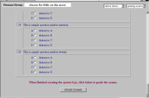 grading exams